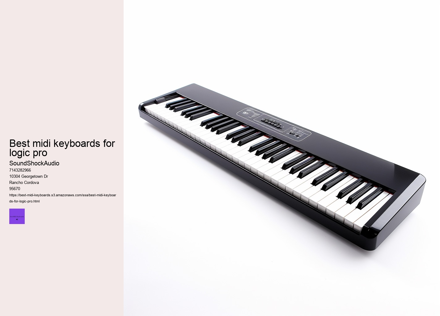 best midi keyboards for logic pro