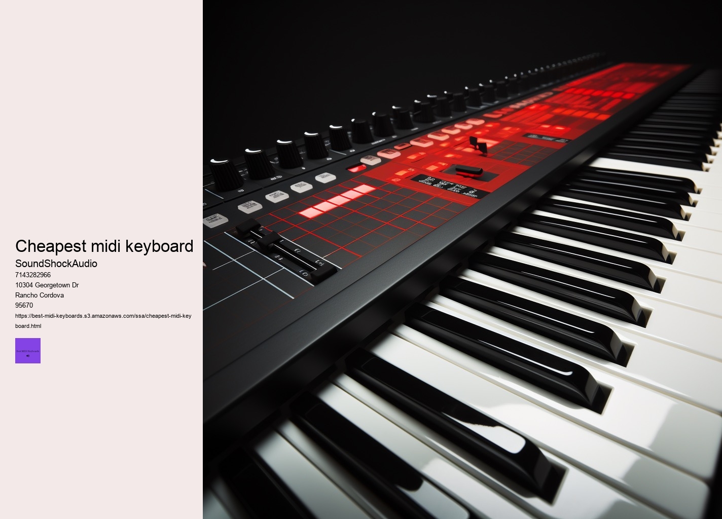 cheapest midi keyboard