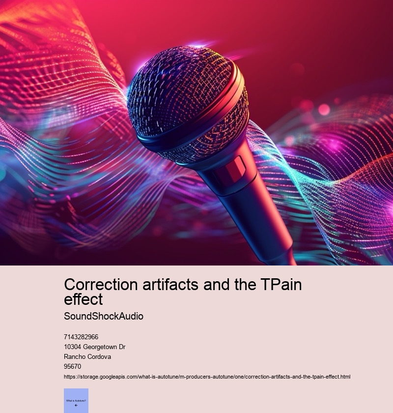 Correction artifacts and the TPain effect