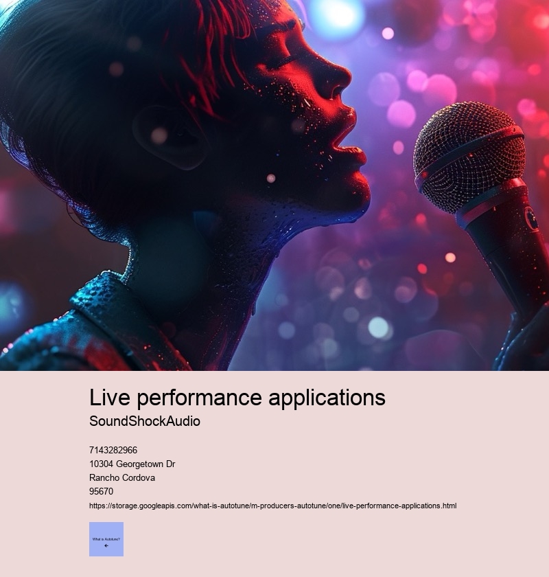 Live performance applications