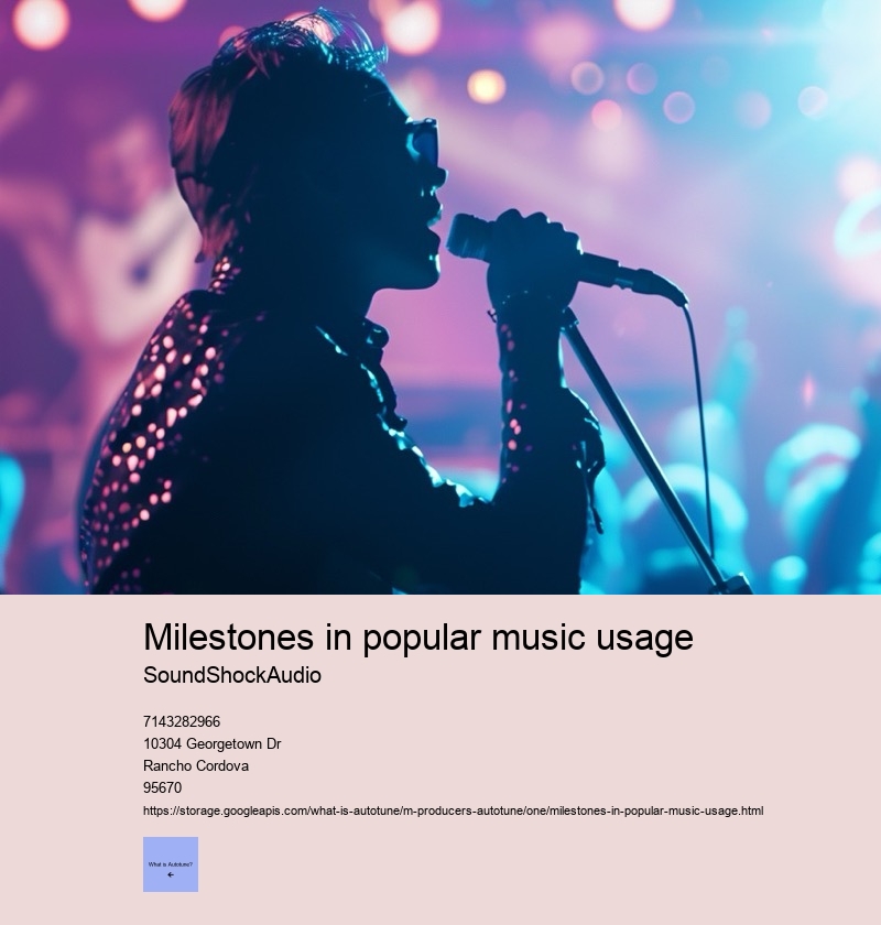 Milestones in popular music usage