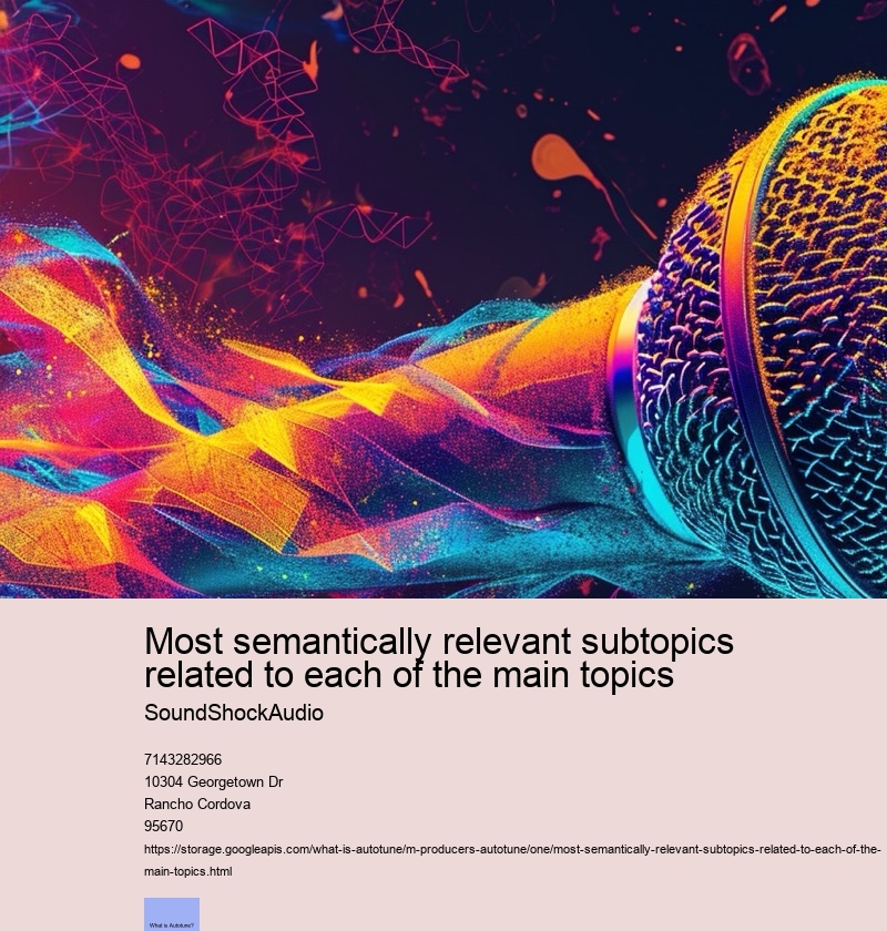most semantically relevant subtopics related to each of the main topics